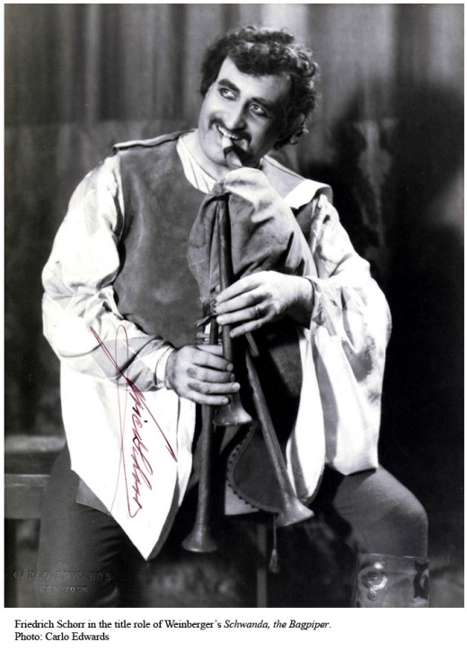 Friedrich Schorr as Schwanda der Dudelsackpfeifer