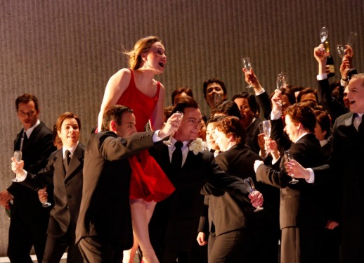 Marina Poplavskaya as Violetta in Verdi’s “La Traviata.” De Nederlandse Opera production photo: Klaus Lefebvre