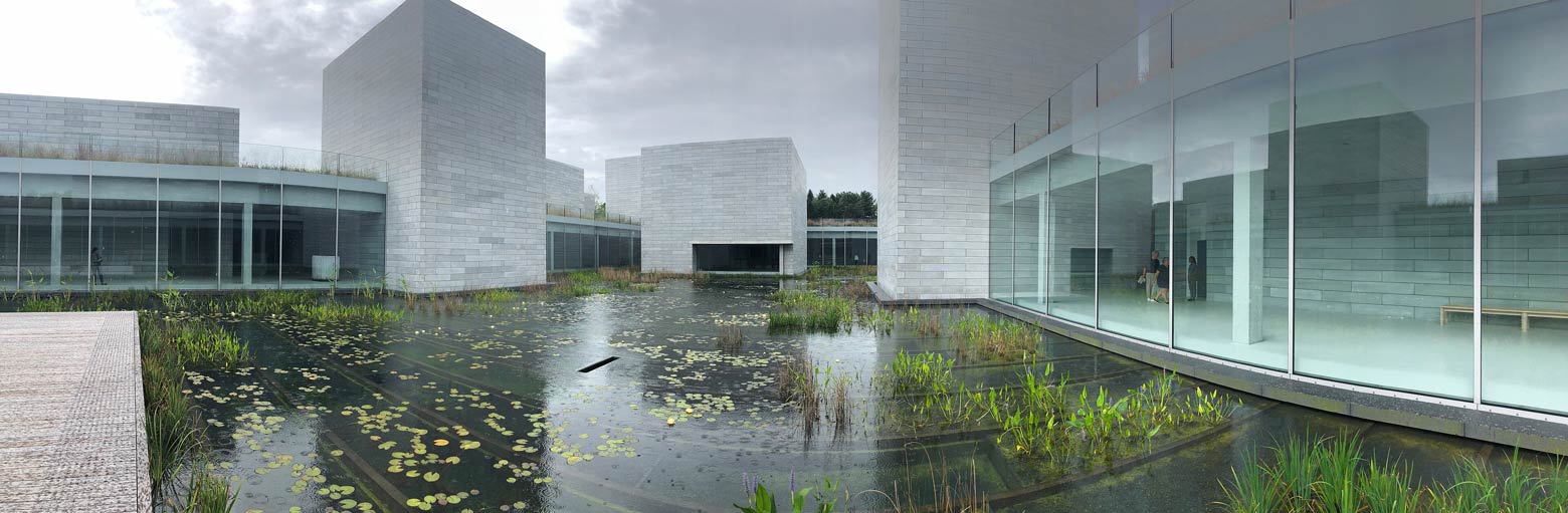 Glenstone Museum's pavilions interior courtyard