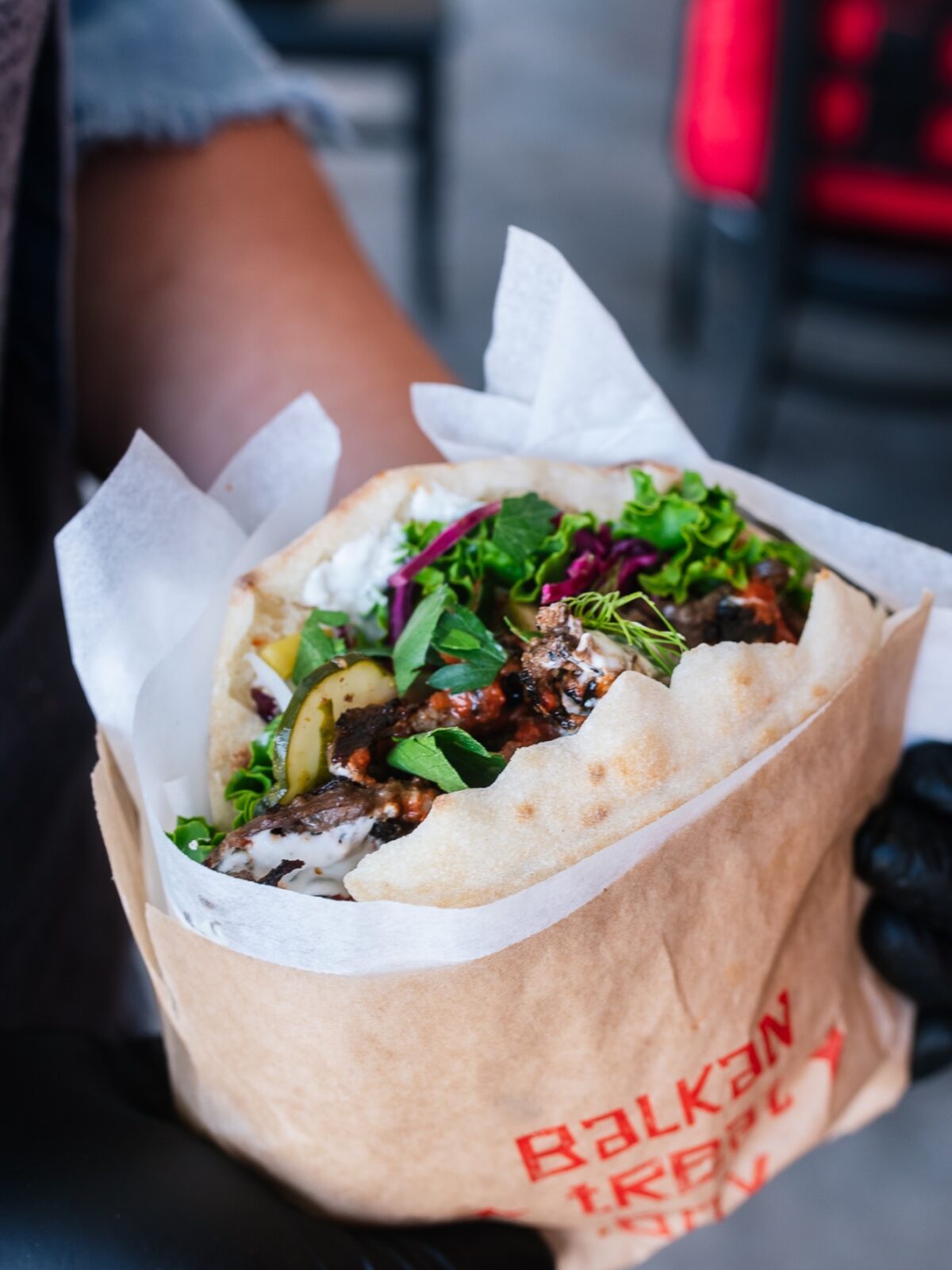 Spicy döner at Balkan Treat Box