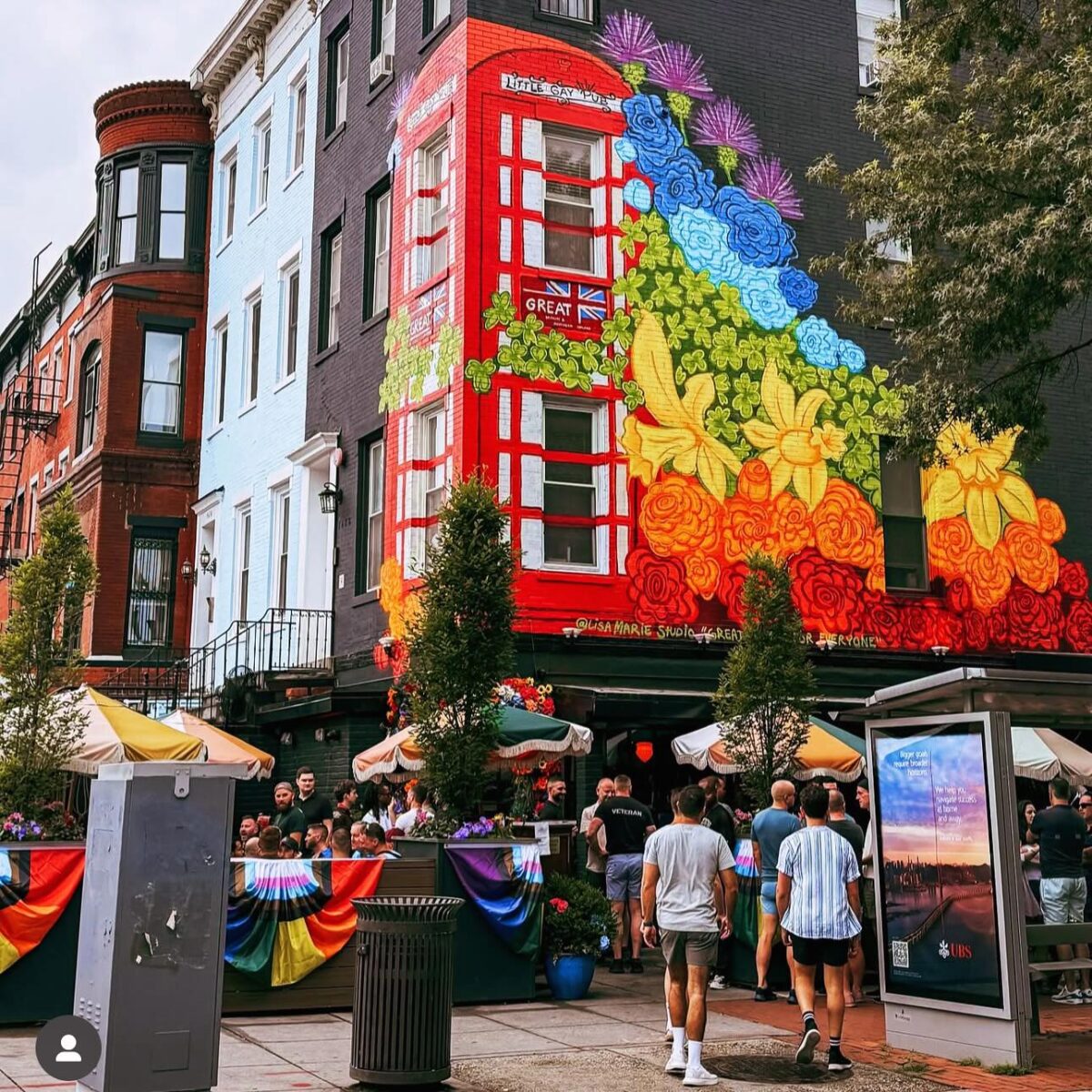 Outside The Little Gay Pub in D.C.